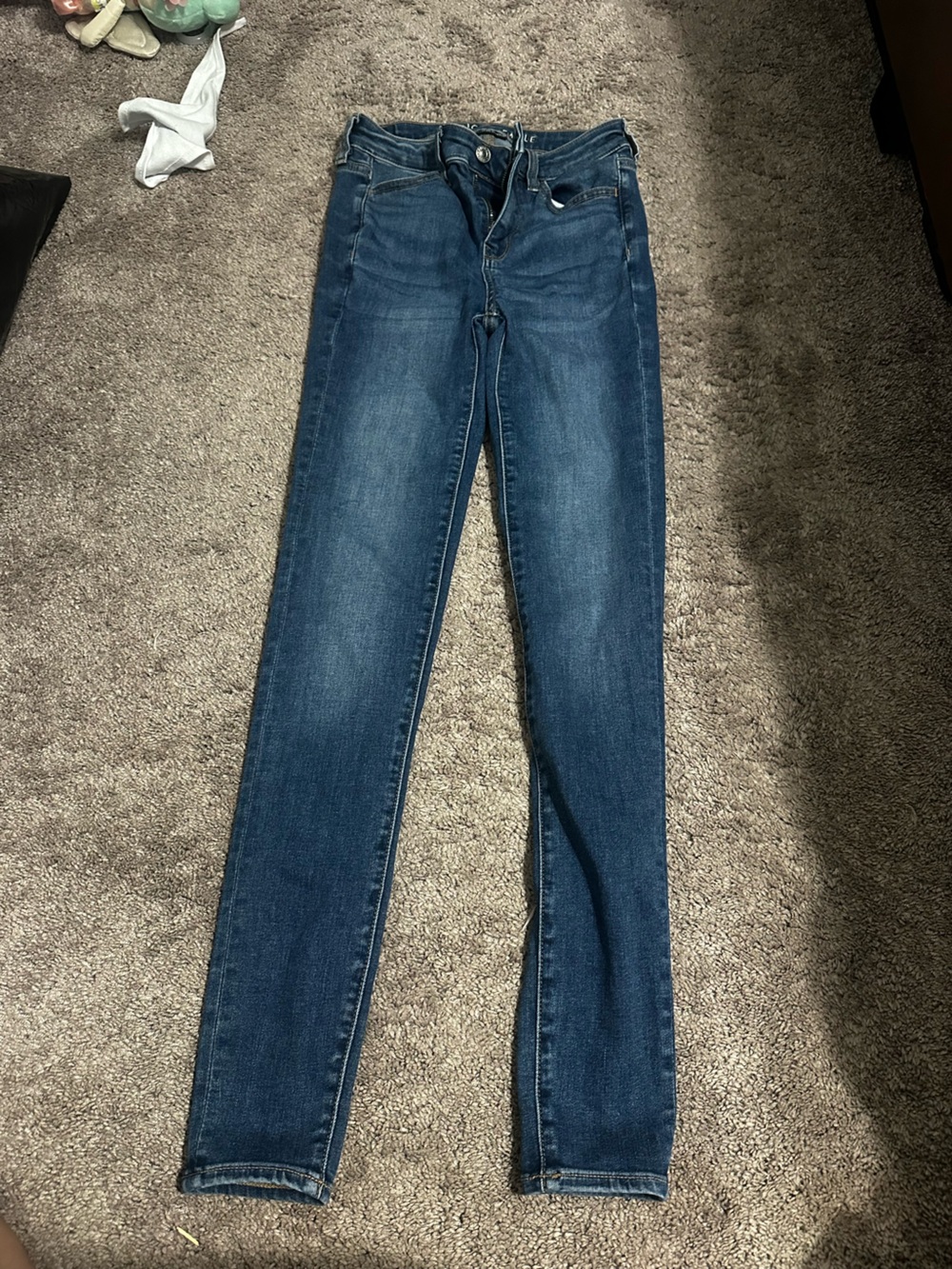 American Eagle Outfitters Dark Blue Skinny Jeans